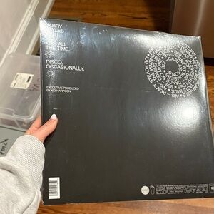 Harry Styles 'Treat People With Kindness' Black Vinyl Album Back Cover